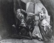 Henry Fuseli David Garrick and Hannah Pritchard as Macbeth and Lady Macbeth after the Murder of Duncan Germany oil painting artist